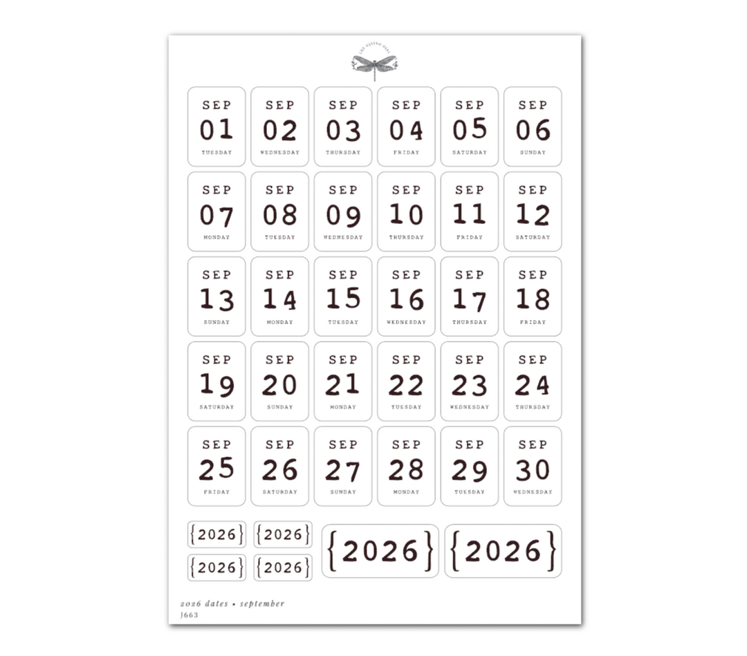 2026 Dates