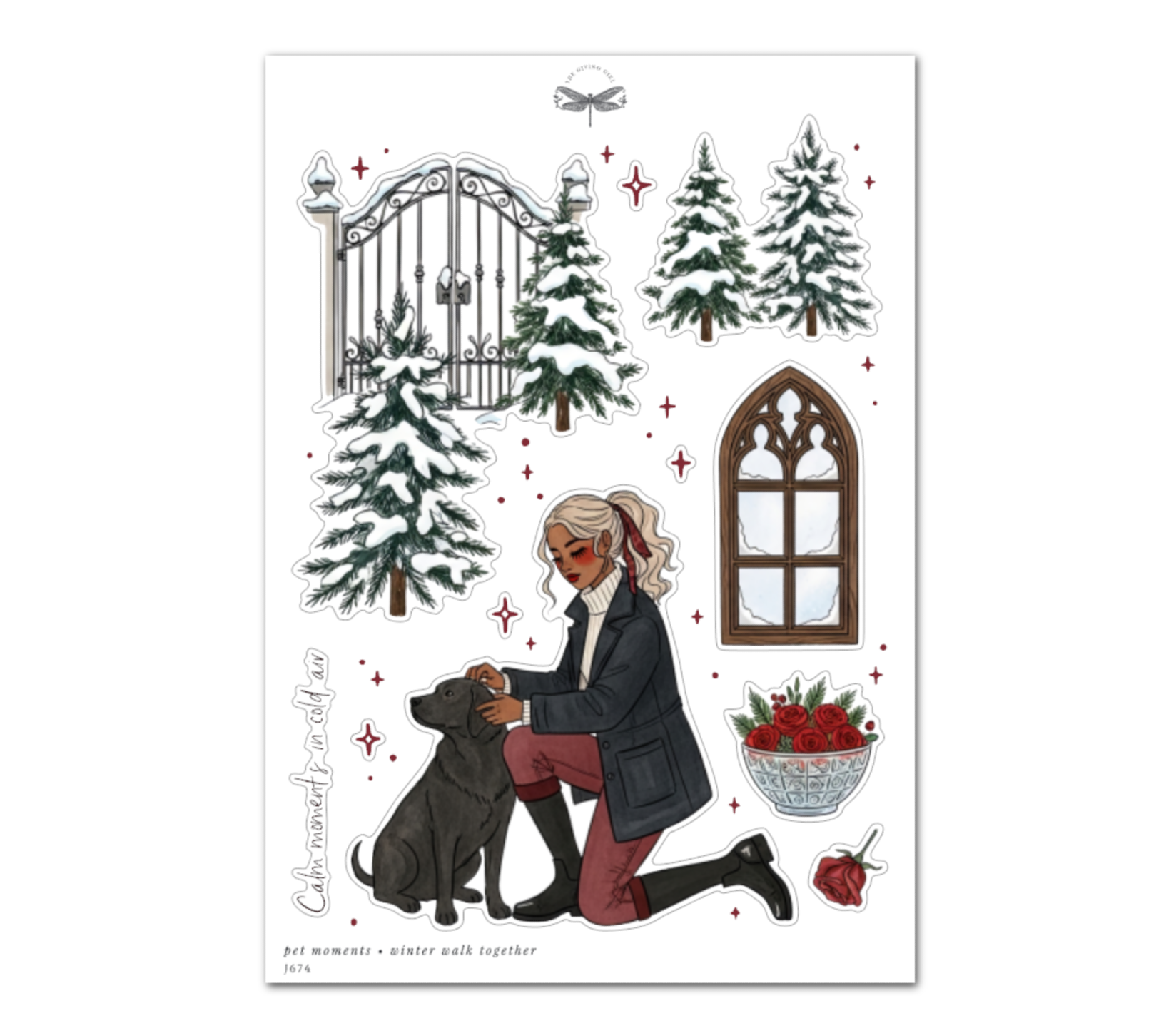 Pet Moments • Winter Walk Together