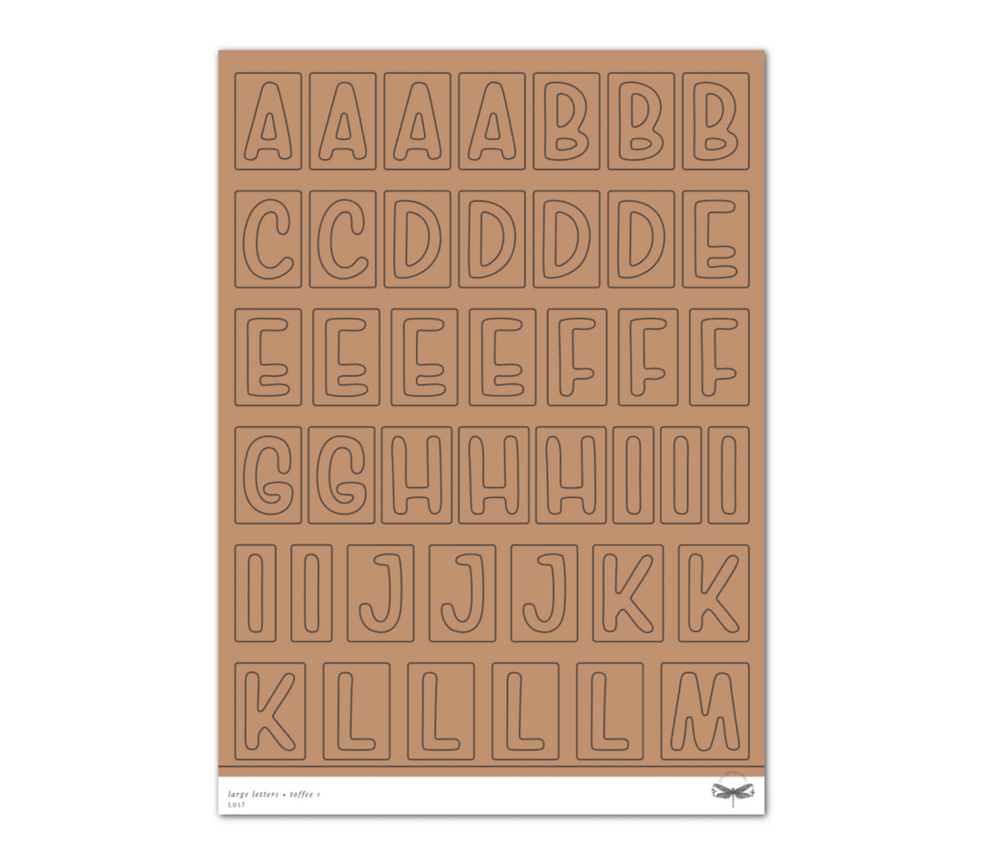 Large Letters • Toffee
