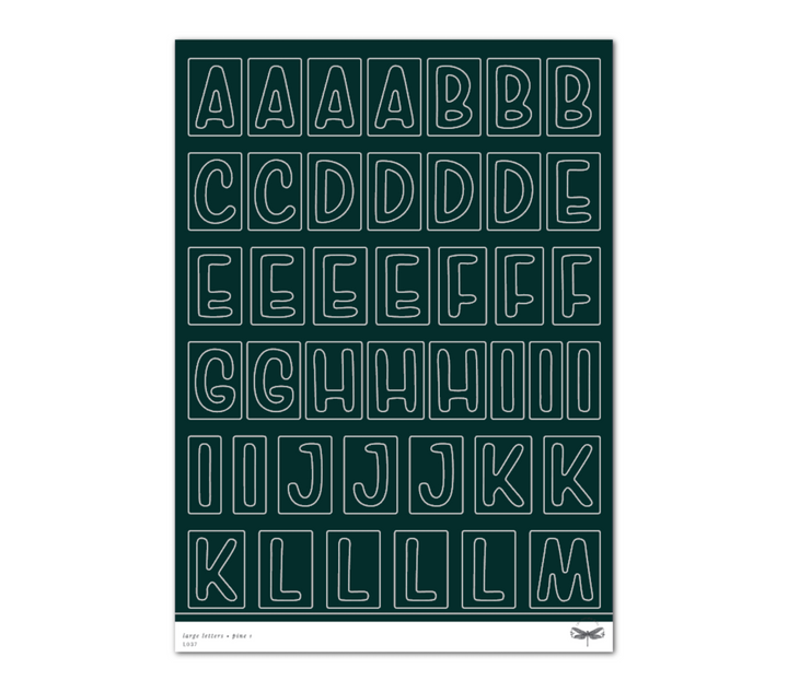 Large Letters • Pine
