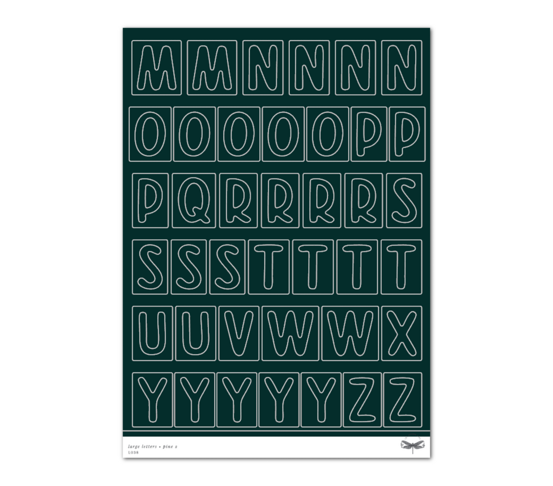 Large Letters • Pine