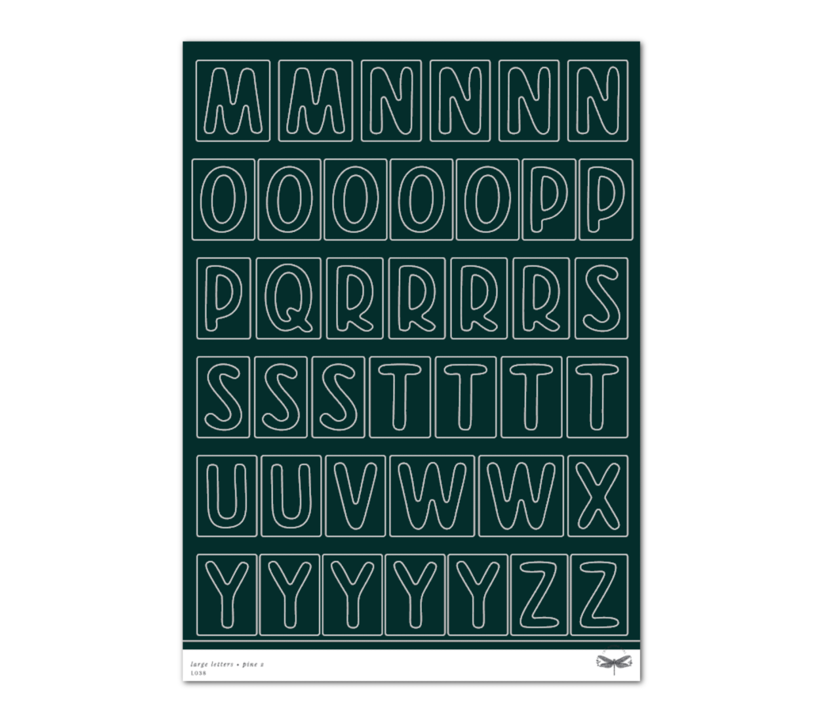 Large Letters • Pine