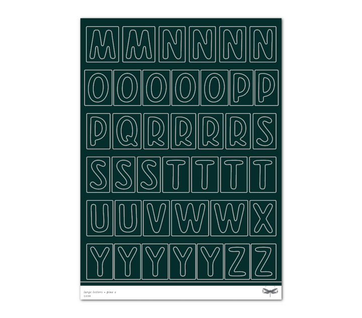 Large Letters • Pine