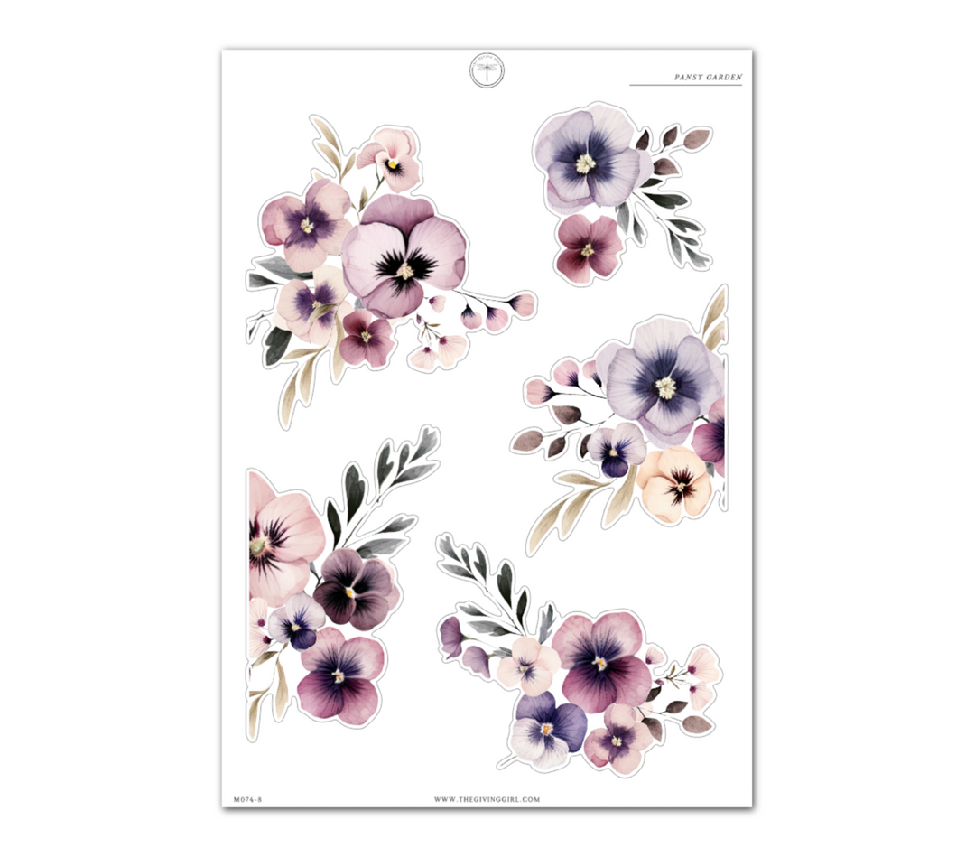 Pansy Garden | Large Florals
