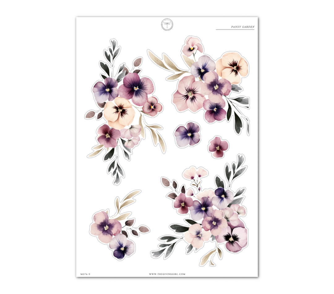 Pansy Garden | Large Florals II
