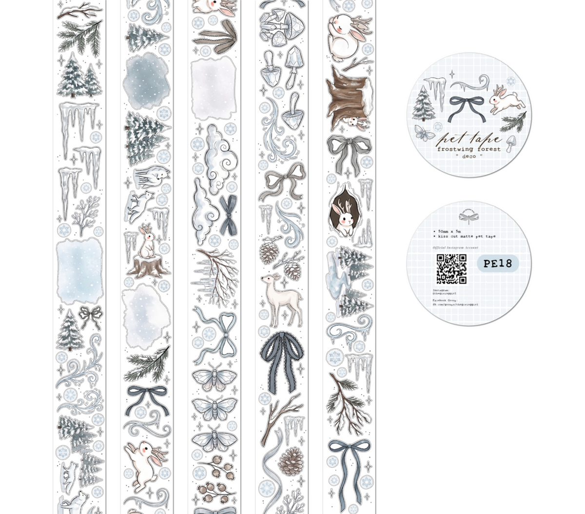 Frostwing Forest • Deco PET Tape