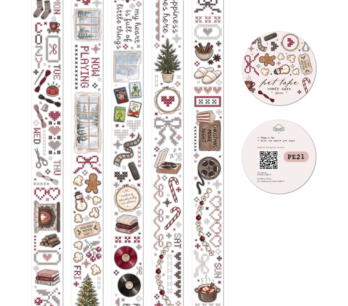 Comfy Days • Deco PET Tape
