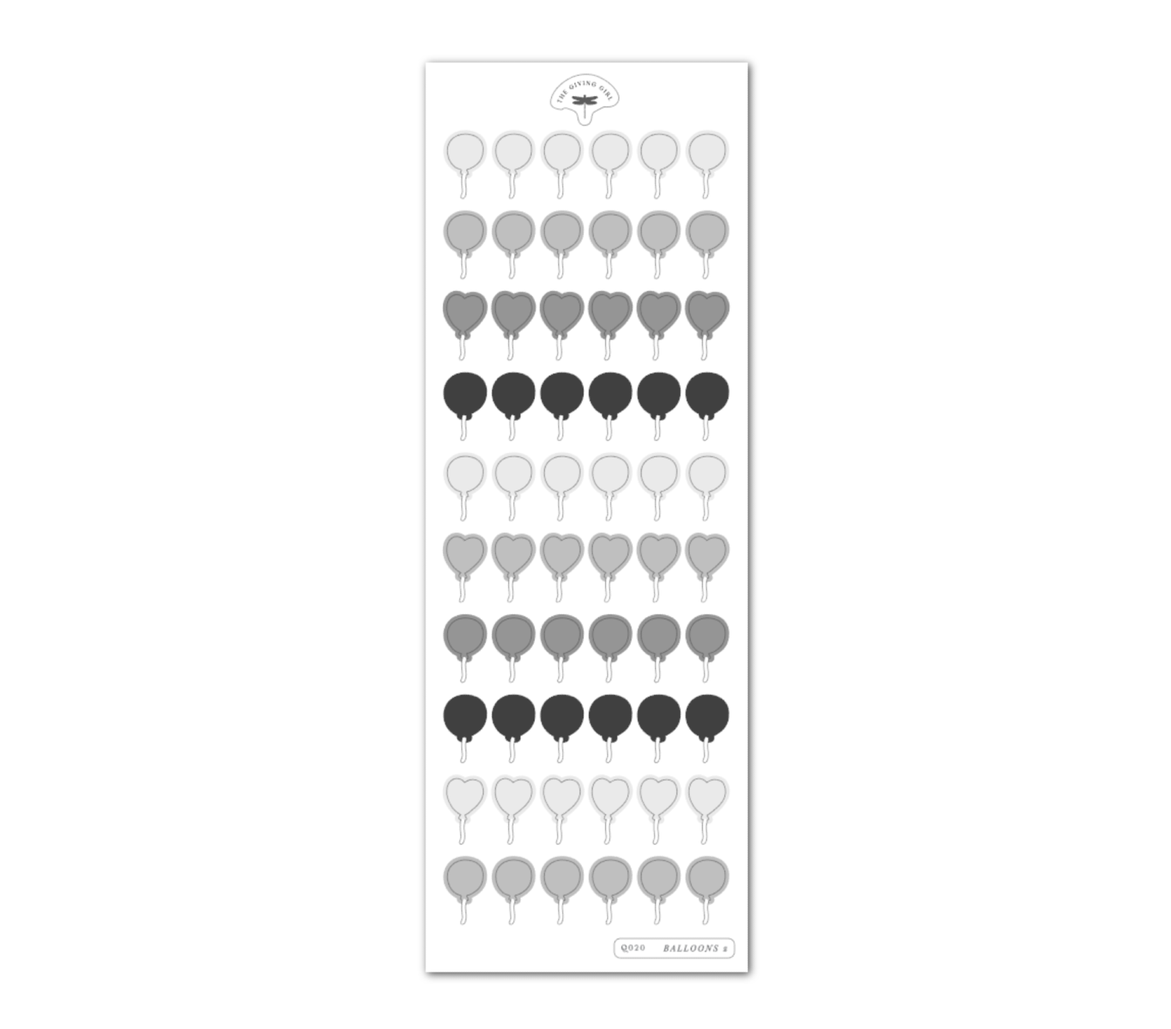 Balloons 2 - Ephemera Stickers