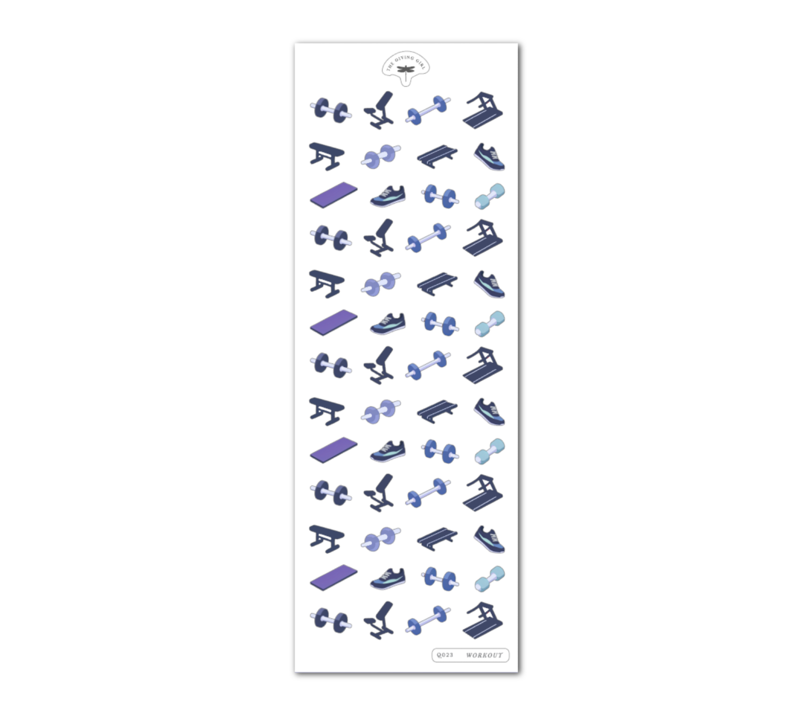 Workout - Ephemera Stickers