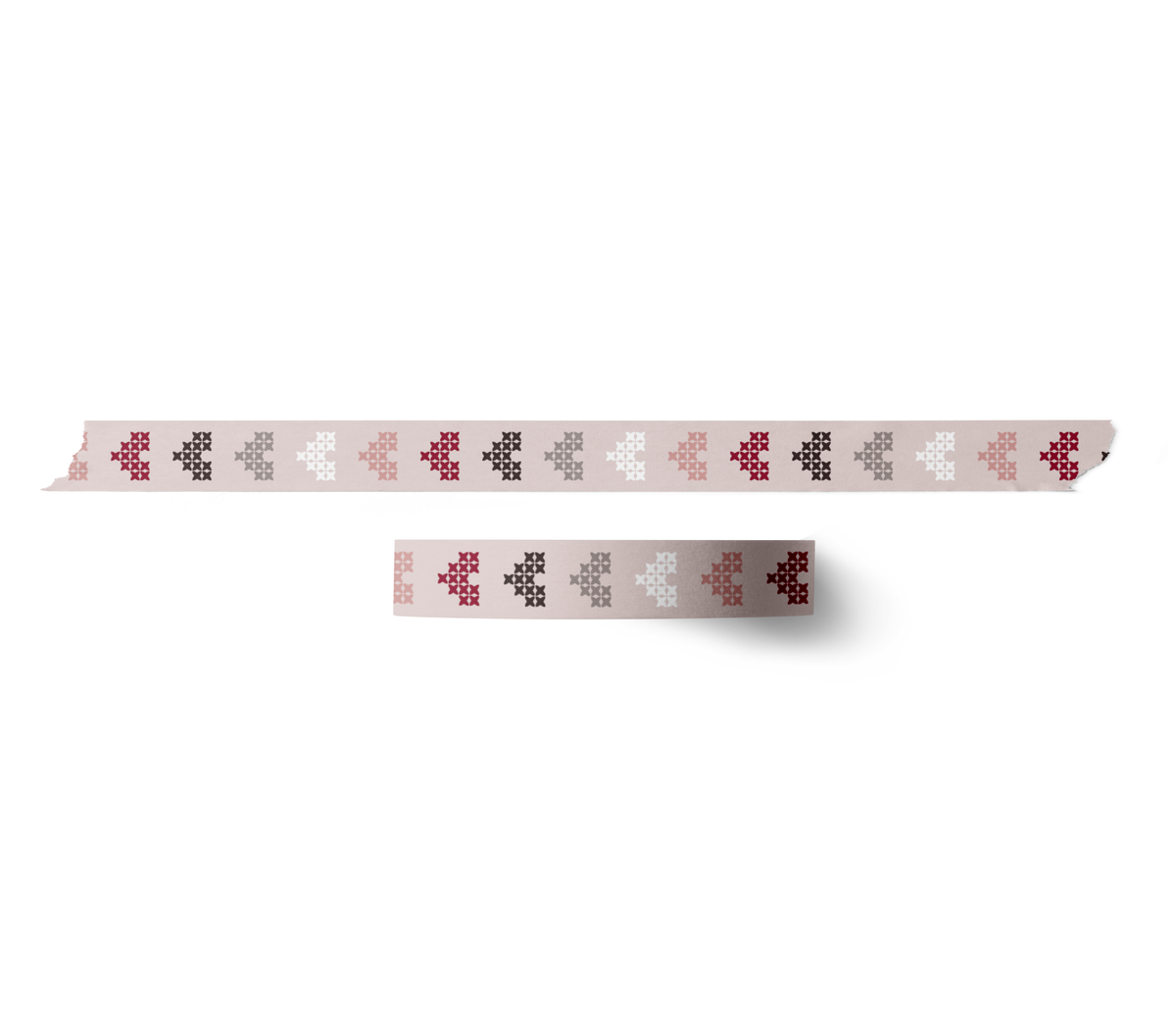 Comfy Days • Heart Cross Stitch Washi Tape