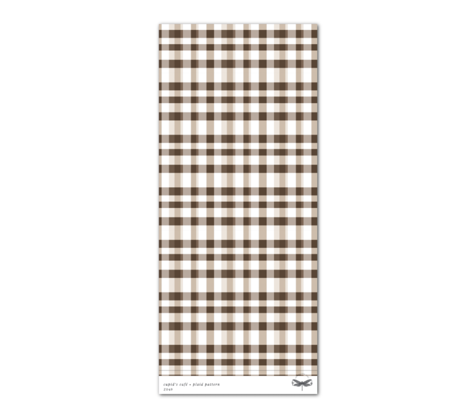 Cupid’s Café • Plaid Pattern