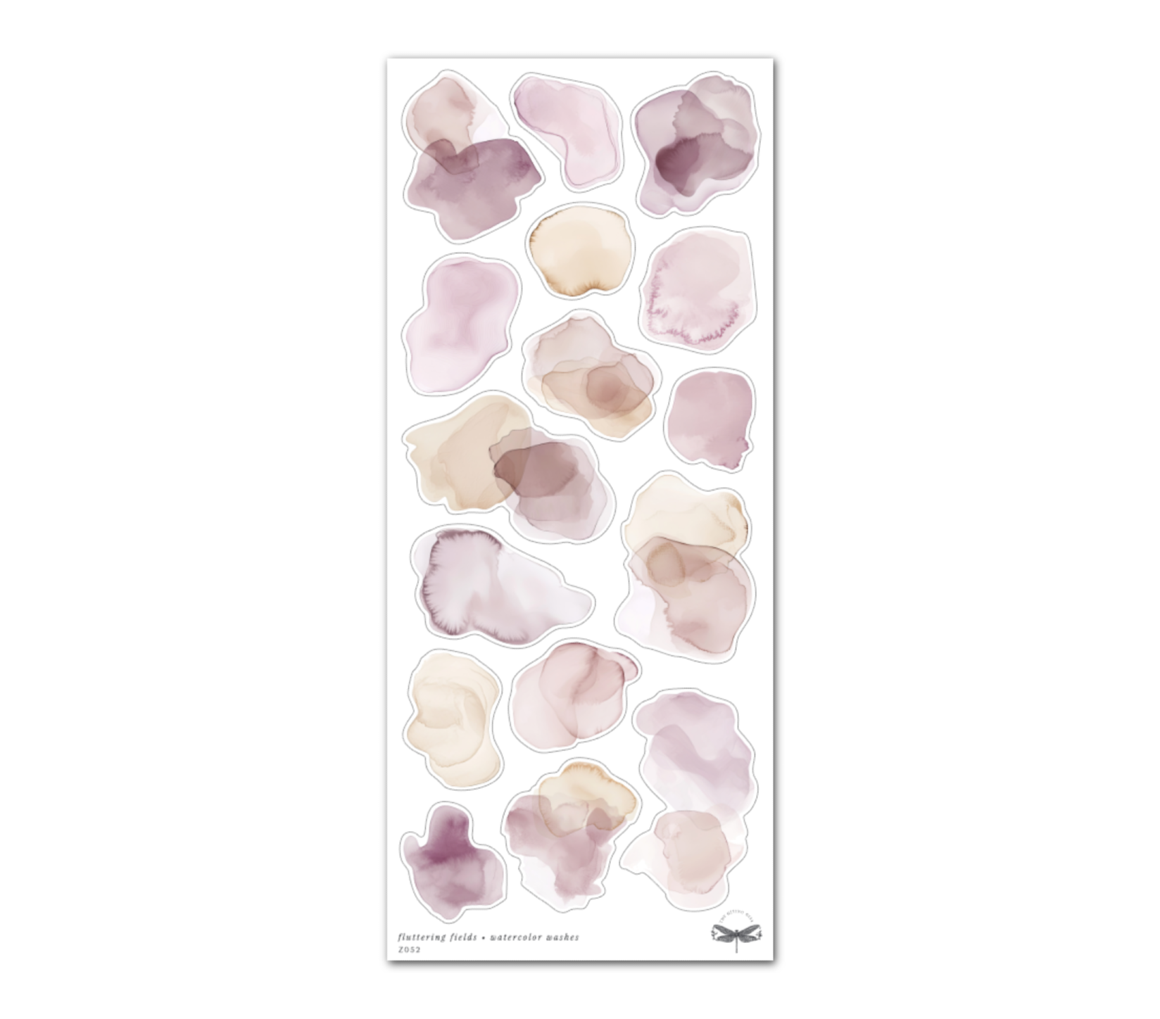 Fluttering Fields • Watercolor Washes
