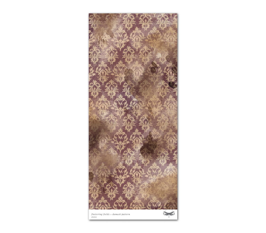 Fluttering Fields • Damask Pattern