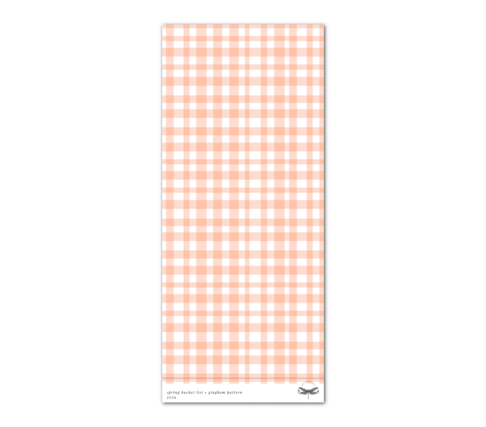 Spring Bucket List • Gingham Pattern – The Giving Girl