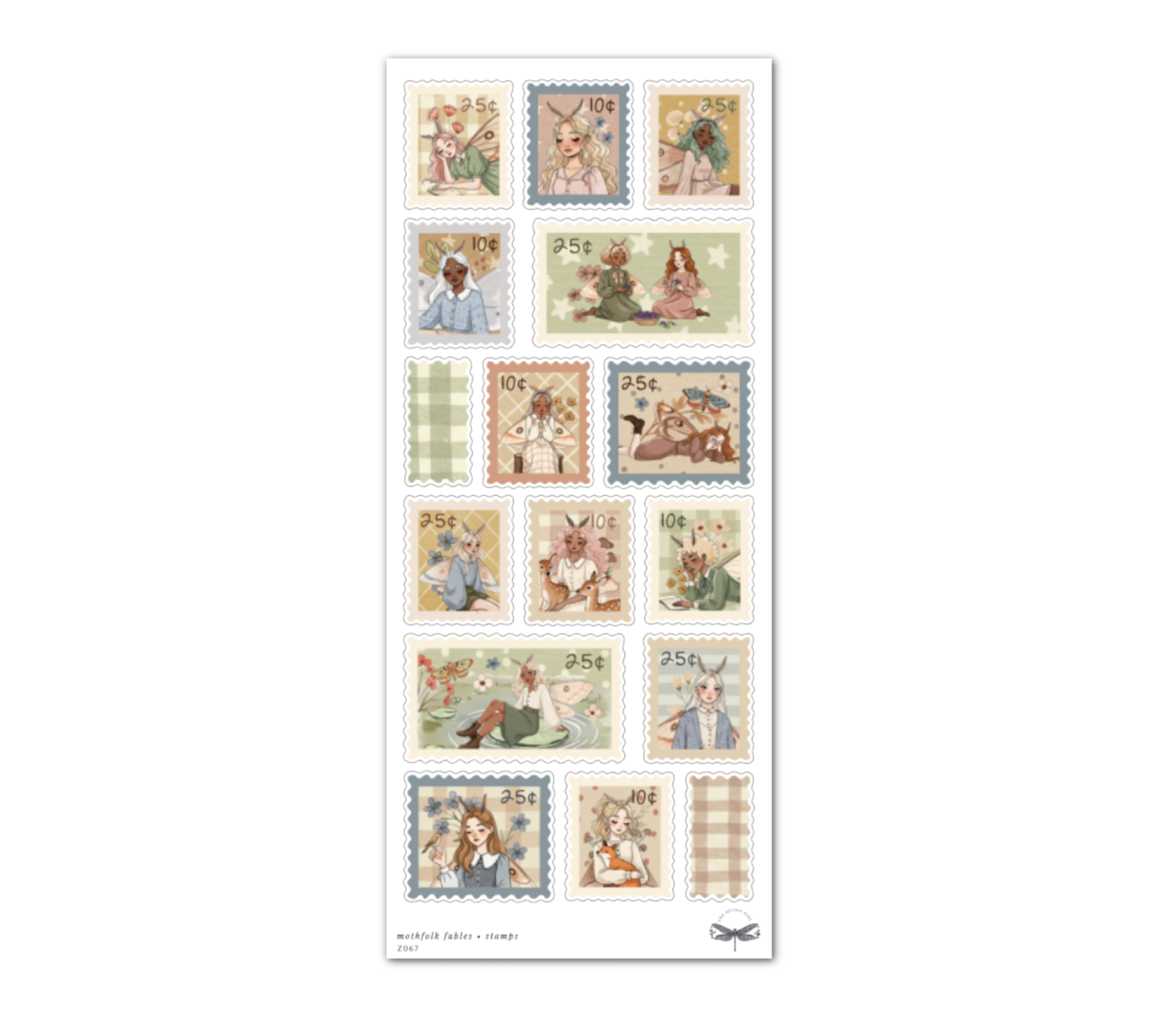 Mothfolk Fables • Stamps