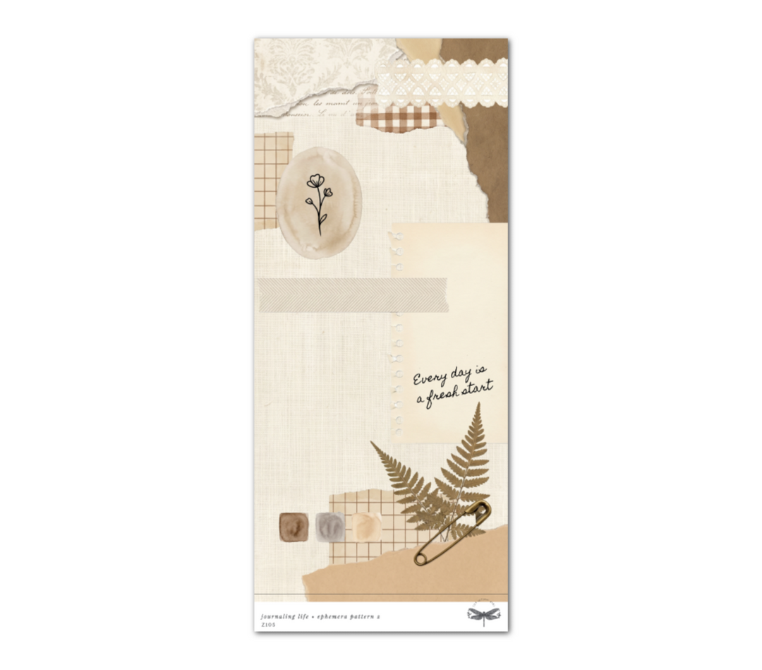 Journaling Life • Ephemera Pattern 2