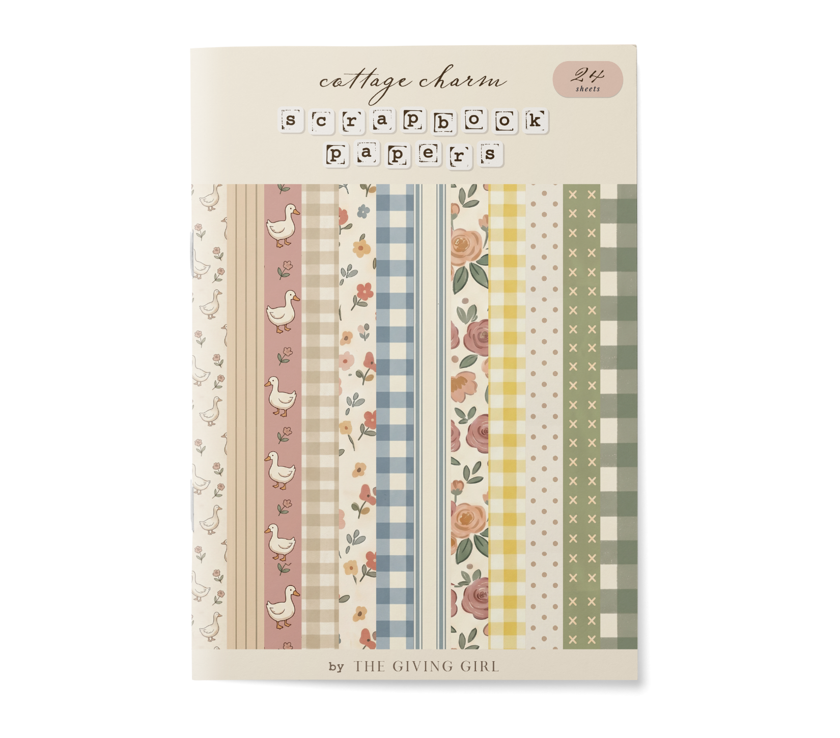 Cottage Charm • Scrapbook Paper Booklet