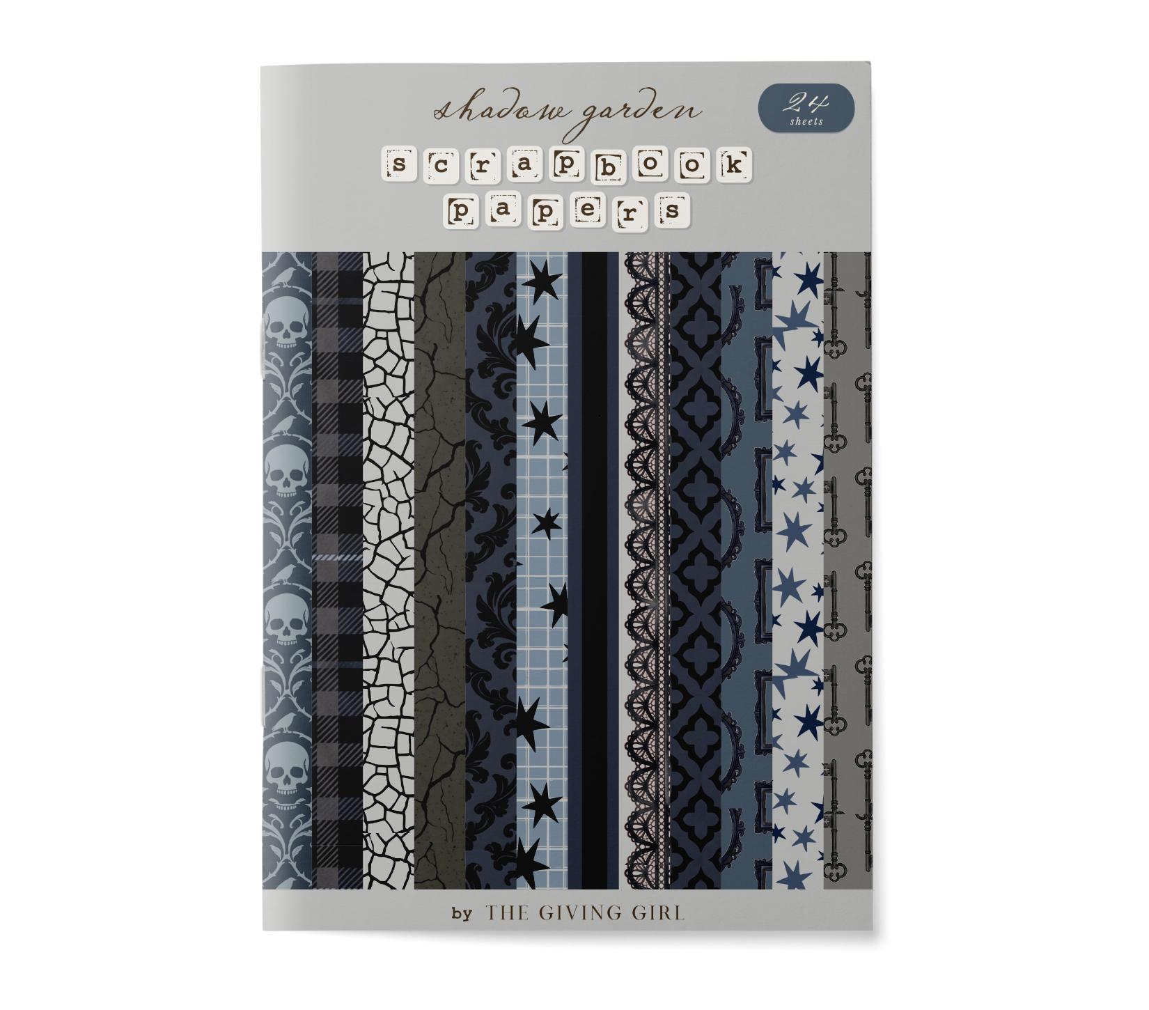 Shadow Garden • Scrapbook Paper Booklet