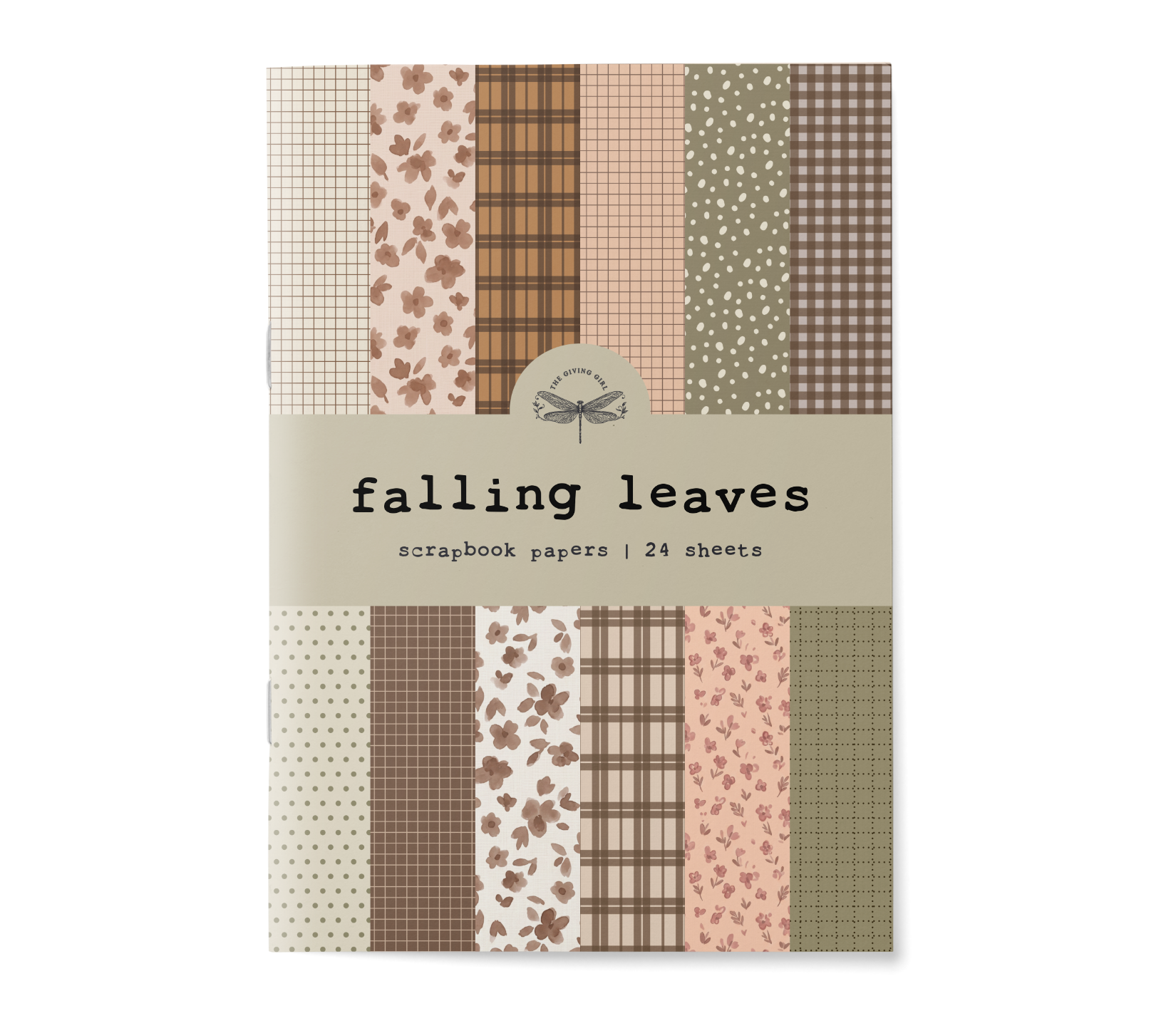 Falling Leaves • Scrapbook Paper Booklet