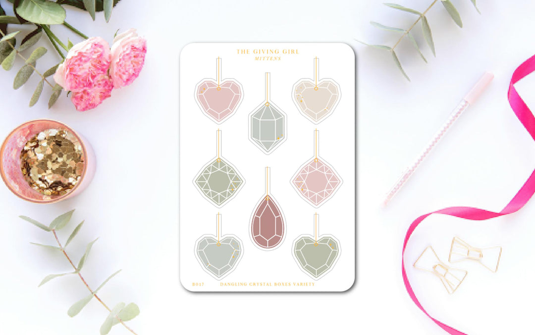 Mittens - Dangling Crystal Boxes Variety